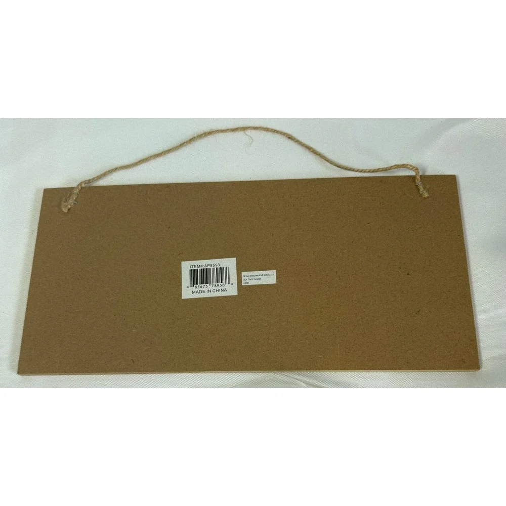 Unbranded wall sign